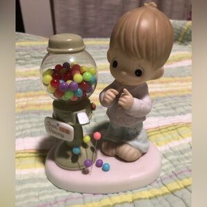 Precious Moments Boy with Gumball Machine figurine